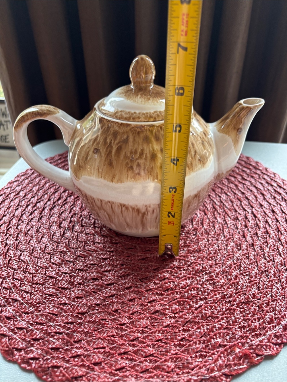 Pottery teapot - Picture 2 of 6